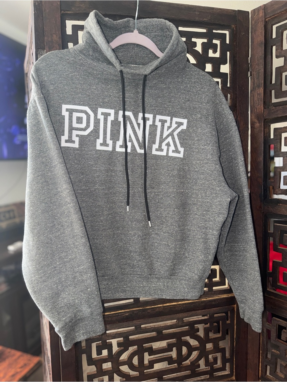 Victoria's Secret PINK Gray Turtleneck Sweatshirt